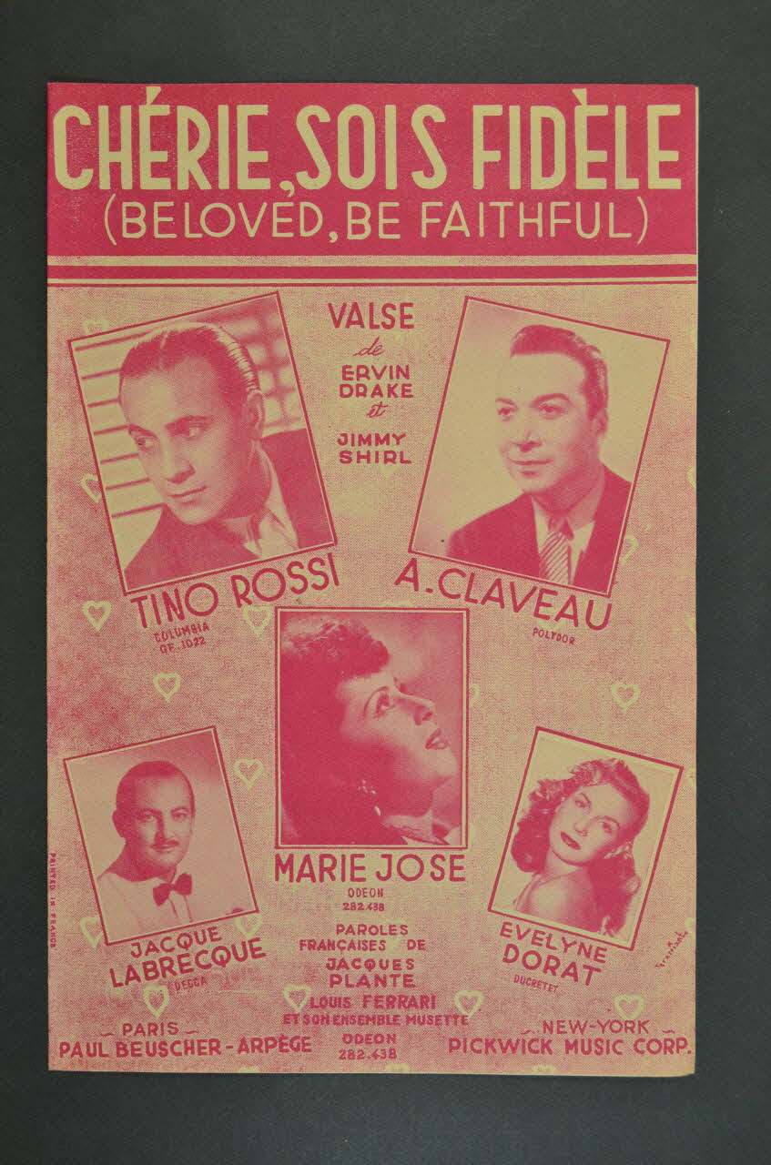 chanson petit format 1969.88.54 Photo Mucem