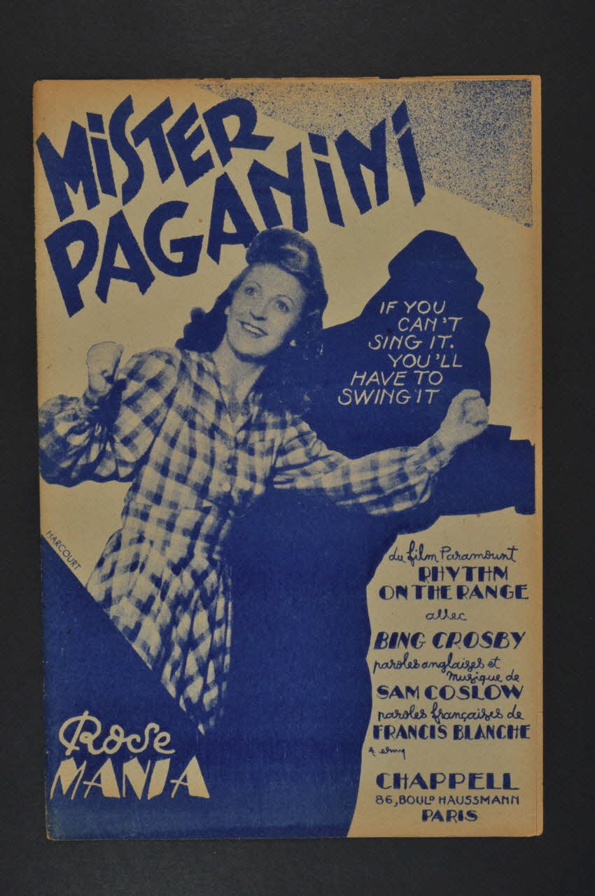 partition de musique petit format 1969.88.550 Photo Mucem