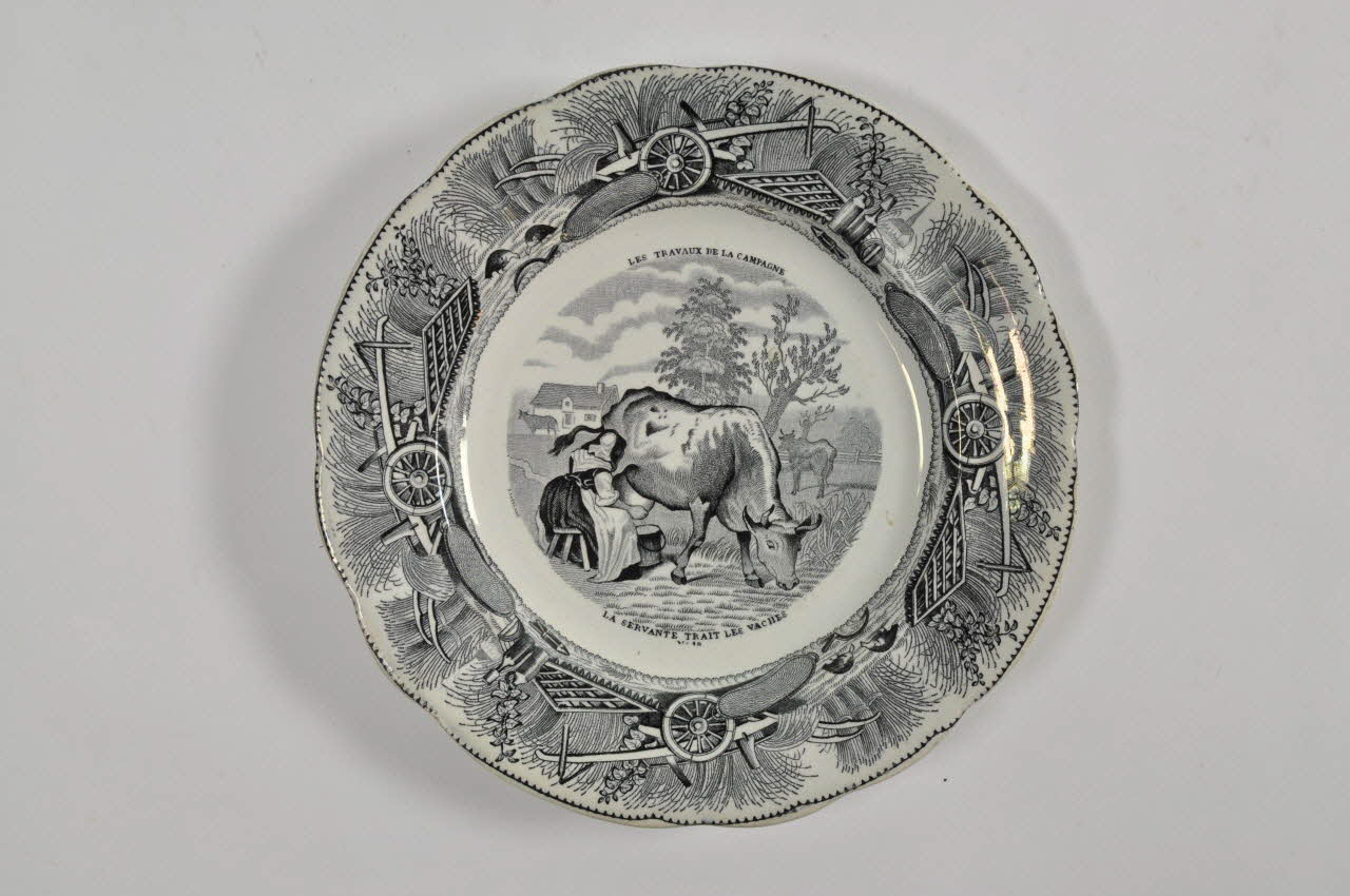 assiette plate 1970.91.7 Photo Mucem
