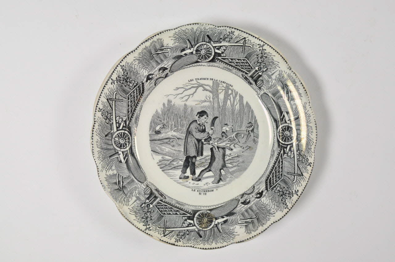assiette plate 1970.91.8 Photo Mucem