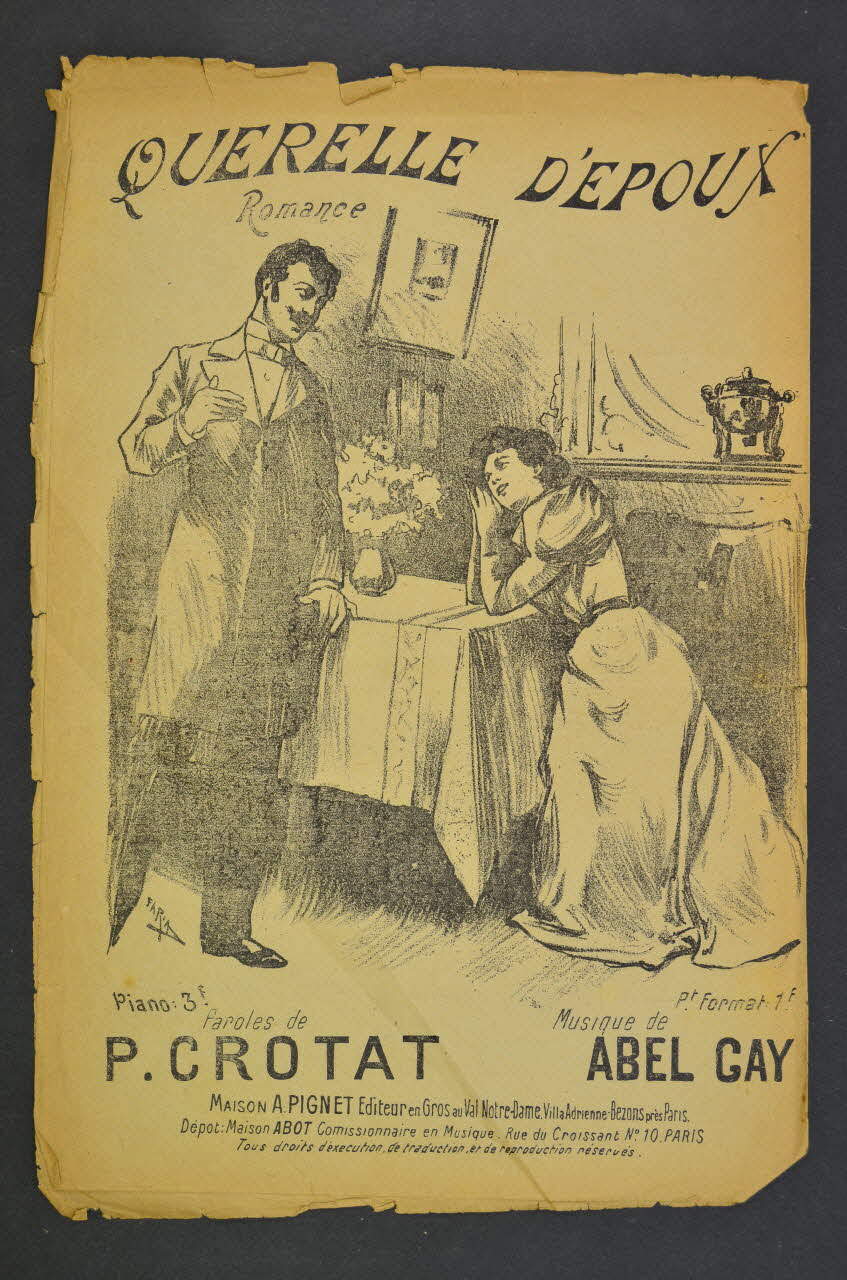 chanson petit format 1971.33.46 Photo Mucem