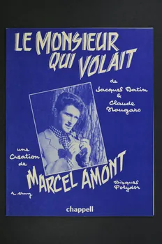 Claude Nougaro ; Jacques Datin ; Marcel Amont ; Chappell S.A.; chanson petit format 1963 1969.88.562  Photo Mucem