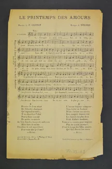 chanson petit format 1971.33.49 Photo Mucem