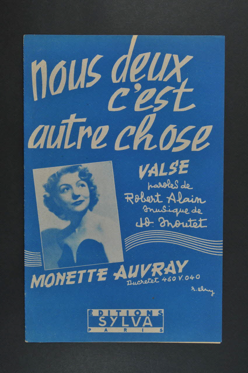 partition de musique petit format 1969.88.578 Photo Mucem