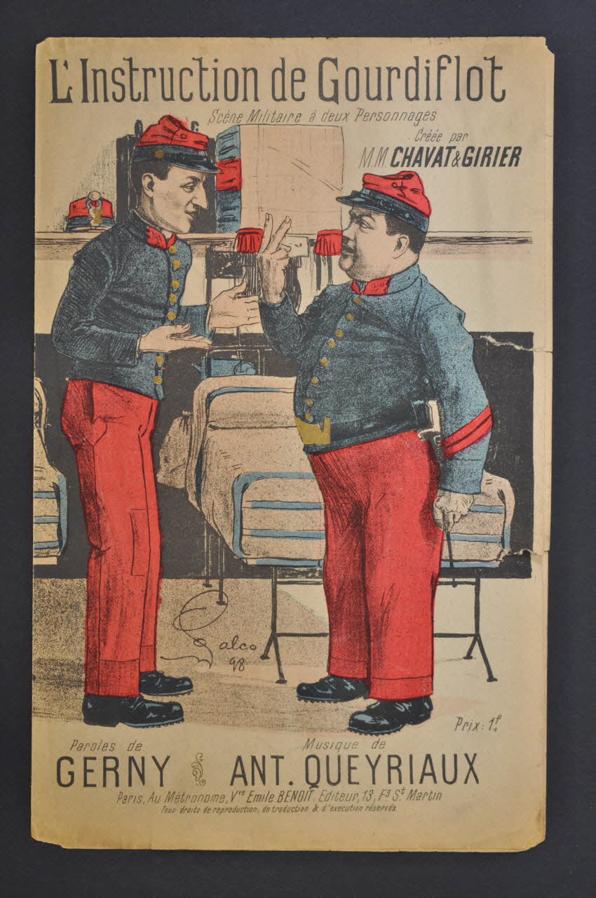 chanson petit format 1971.33.61 Photo Mucem