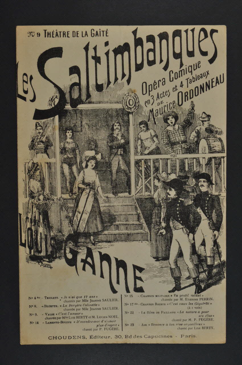 chanson petit format 1971.33.65 Photo Mucem