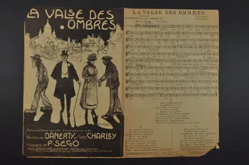 Géo Charley ; A. Danerty ; Paul Ségo ; Pêle-Mêle Edition; chanson petit format 1912 1971.33.71 Photo Mucem