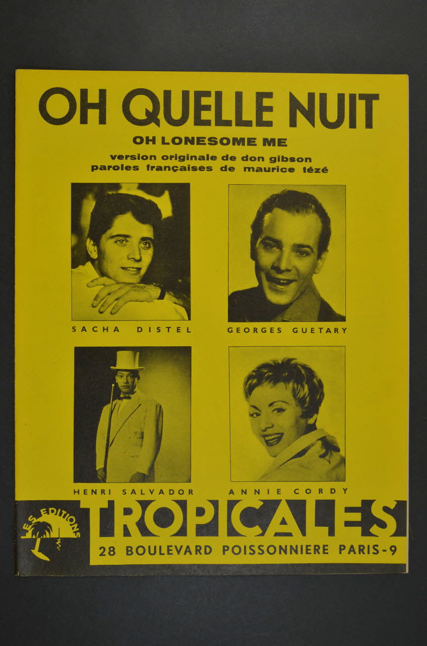 chanson petit format 1969.88.586 Photo Mucem