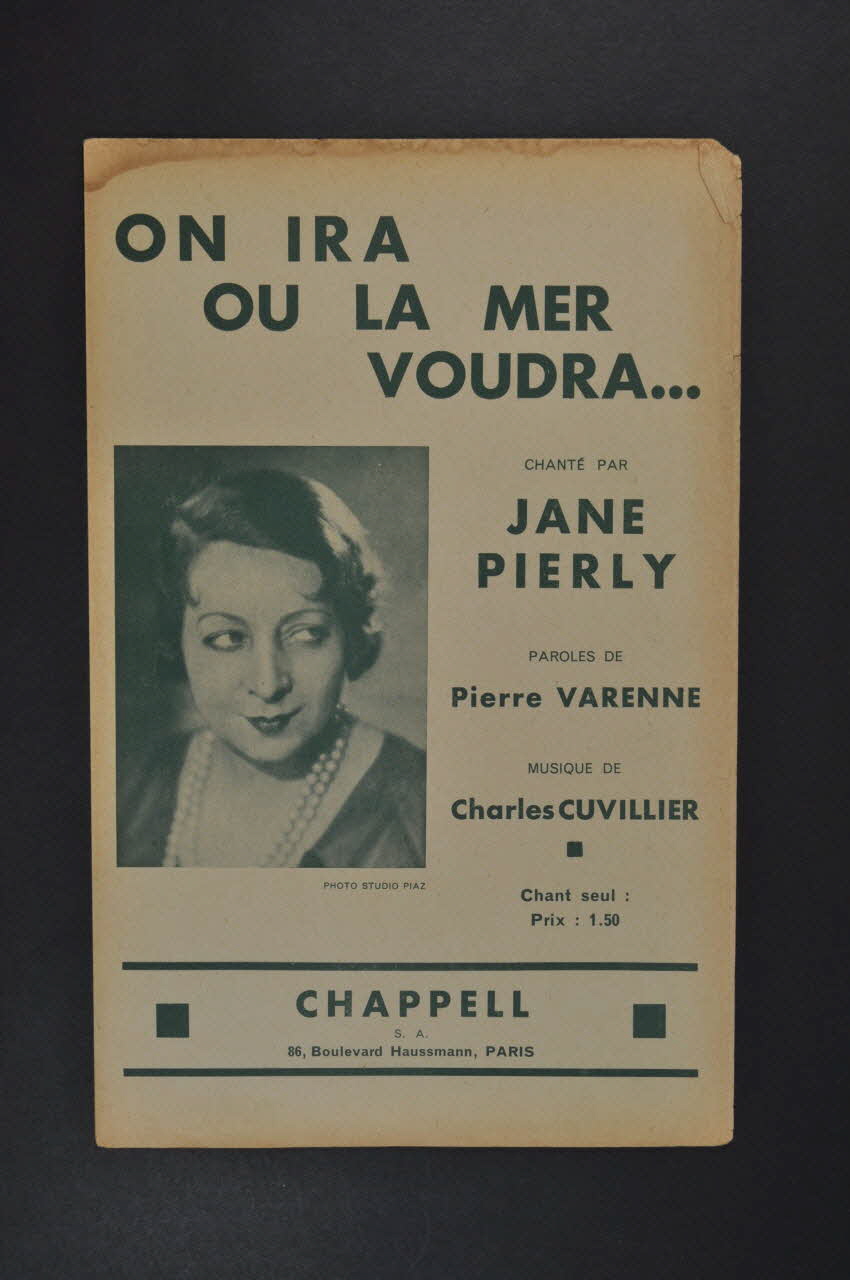 chanson petit format 1969.88.590 Photo Mucem