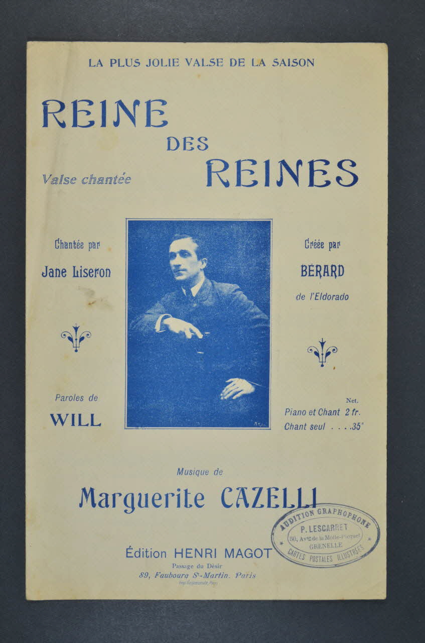 partition de musique petit format 1971.33.90 Photo Mucem