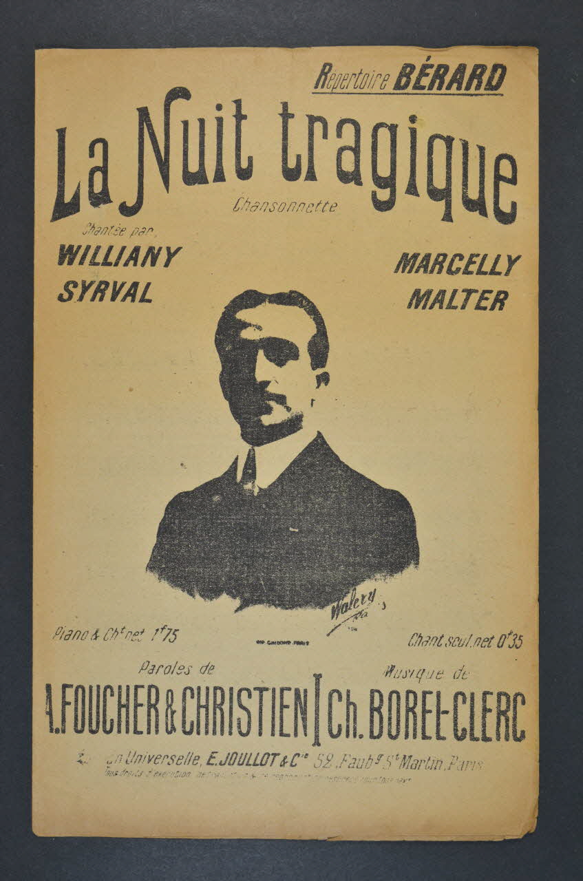 partition de musique petit format 1971.33.91 Photo Mucem