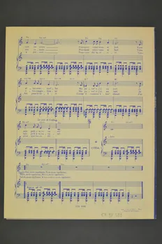 partition de musique petit format 1969.88.593 Photo Mucem