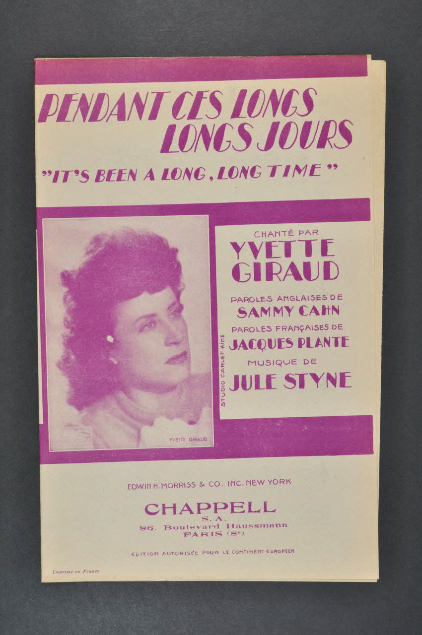 partition de musique petit format 1969.88.606 Photo Mucem