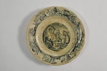 assiette plate 1971.38.4 Photo Mucem