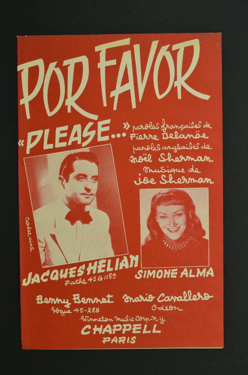 chanson petit format 1969.88.616 Photo Mucem