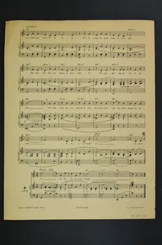 Charles Aznavour ; Florence Veran ; Paulette Rollin ; Chappell S.A.; chanson partition de musique 1951 1969.88.630 Photo Mucem