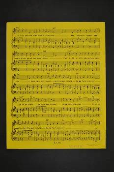 partition de musique petit format 1969.88.636 Photo Mucem