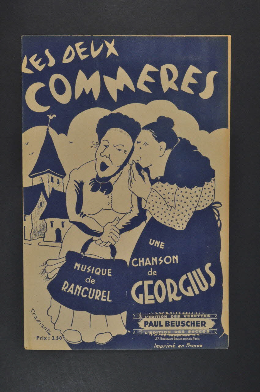 partition de musique petit format 1969.88.65 Photo Mucem