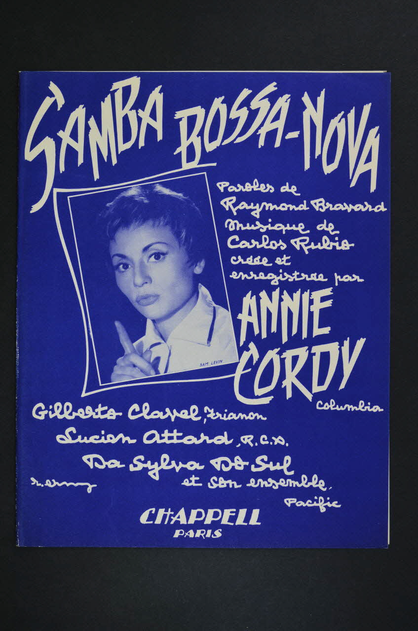 Raymond Bravard ; Carlos Rubio ; Annie Cordy ; Chappell S.A.; chanson petit format 1962 1969.88.654 Photo Mucem