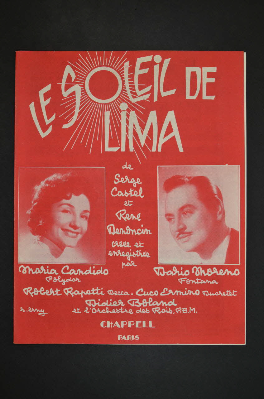 partition de musique petit format 1969.88.658 Photo Mucem