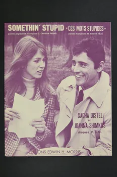 Maurice Tézé ; C. Carson Parks ; Sacha Distel ; Joanna Shimkus ; Edwin H. Morris, Editions; chanson petit format 1967 1969.88.660  Photo Mucem