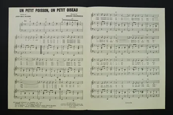 Jean-Max Rivière ; Gérard Bourgeois ; Juliette Gréco ; Chappell S.A.; chanson petit format 1966 1969.88.698 Photo Mucem