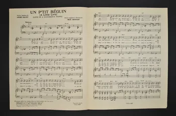 partition de musique petit format 1969.88.699 Photo Mucem