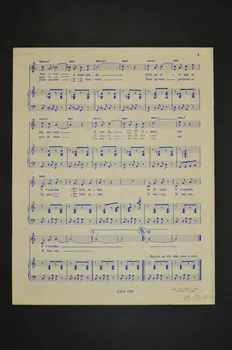 partition de musique petit format 1969.88.707  Photo Mucem
