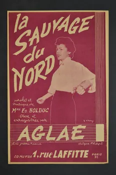 Ed. Bolduc ; Aglaé ; Co.Mu.Fra chanson petit format 1954 1969.88.712  Photo Mucem