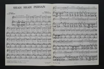 Michèle Persane ; Jean Constantin ; Les Frères Jacques ; Co.Mu.Fra chanson petit format 1958 1969.88.714 Photo Mucem