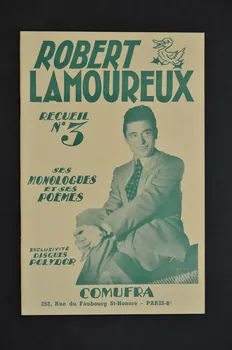 Robert Lamoureux ; Co.Mu.Fra POÊME petit format 1951 1969.88.721  Photo Mucem