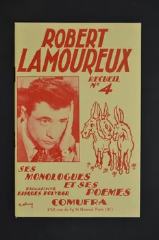 Robert Lamoureux ; Co.Mu.Fra MONOLOGUE petit format 1952 1969.88.722  Photo Mucem
