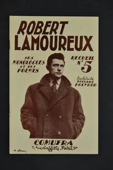 Robert Lamoureux ; Co.Mu.Fra MONOLOGUE petit format 1958 1969.88.723  Photo Mucem