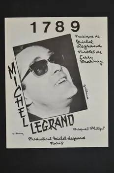 Eddy Marnay ; Michel Legrand chanson petit format 1965 1969.88.725  Photo Mucem
