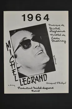 Eddy Marnay ; Michel Legrand chanson petit format 1965 1969.88.726  Photo Mucem