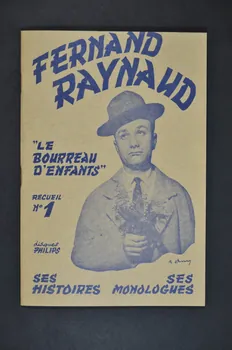 Fernand Raynaud ; Comptoir Musical Français MONOLOGUE petit format 1963 1969.88.733  Photo Mucem