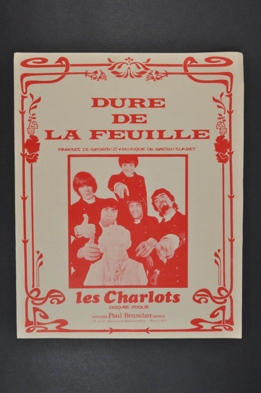 partition de musique petit format 1969.88.75 Photo Mucem