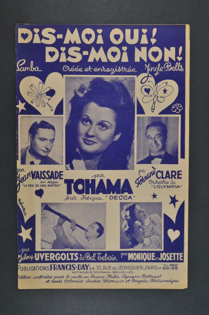 partition de musique petit format 1969.88.763 Photo Mucem