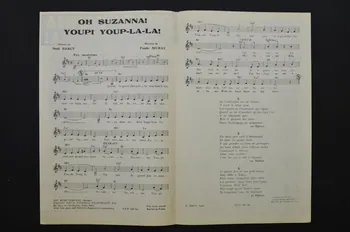 NoëL Barcy ; Paule Muray ; Jacques Hélian ; Tohama ; Yvette Horner ; Francis-Day S.A., Editions; chanson petit format 1946 1969.88.784 Photo Mucem