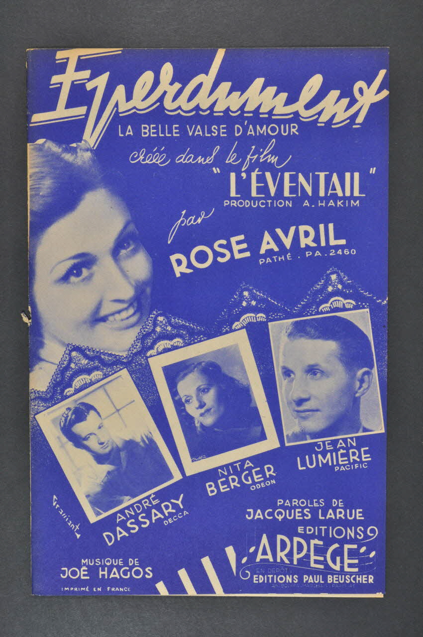 partition de musique petit format 1969.88.79 Photo Mucem