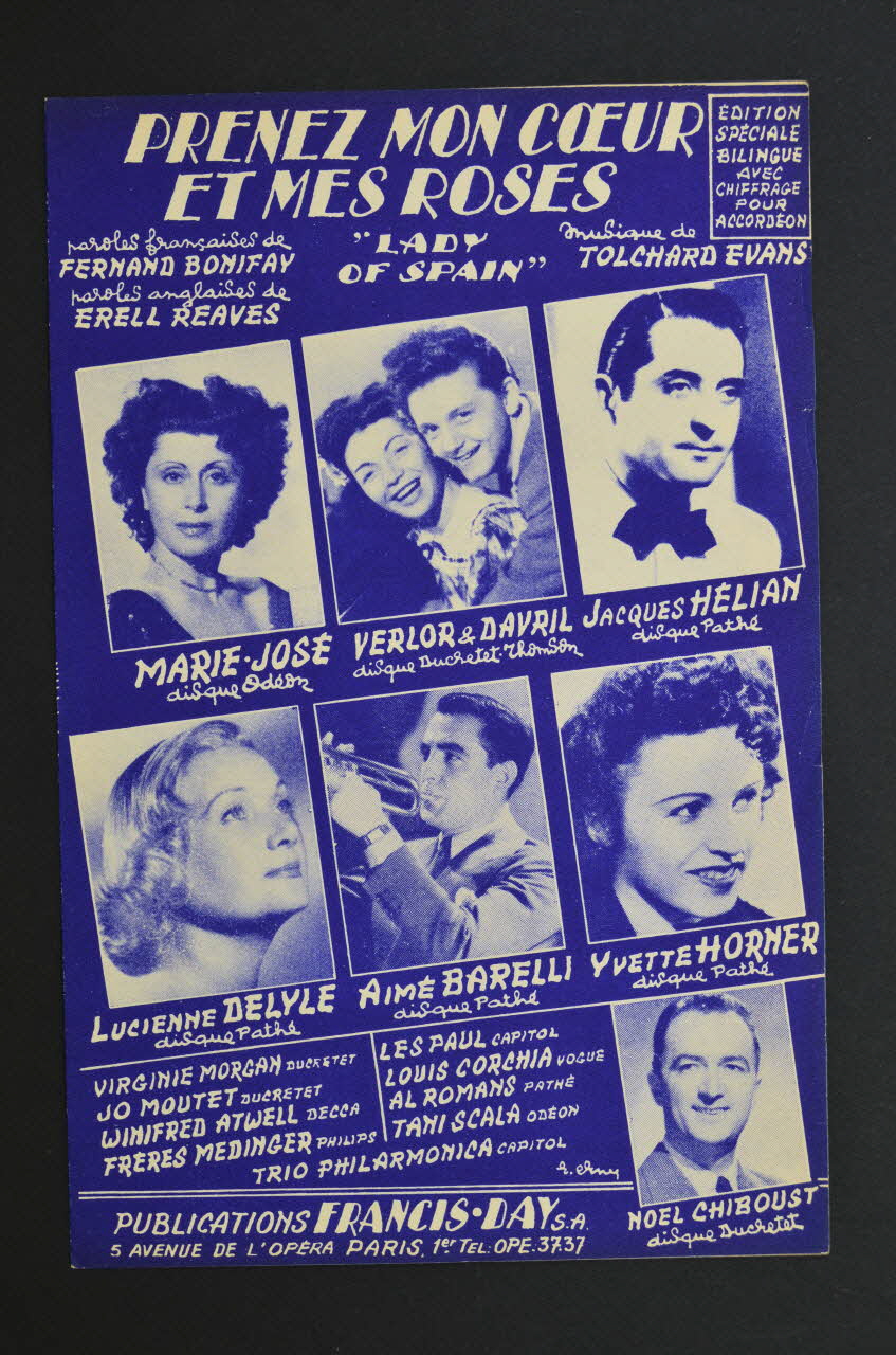 chanson petit format 1969.88.792 Photo Mucem