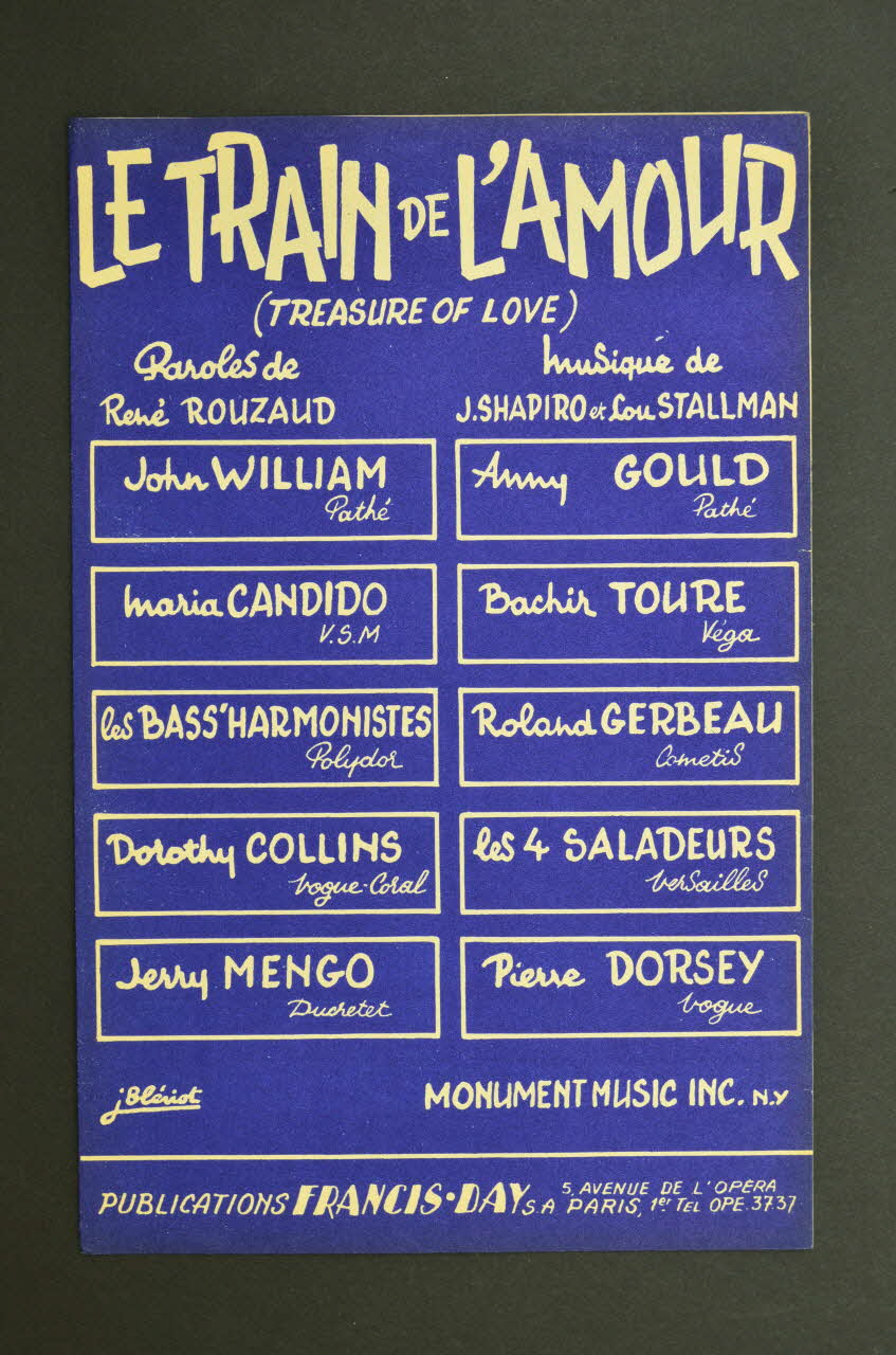 chanson petit format 1969.88.803 Photo Mucem