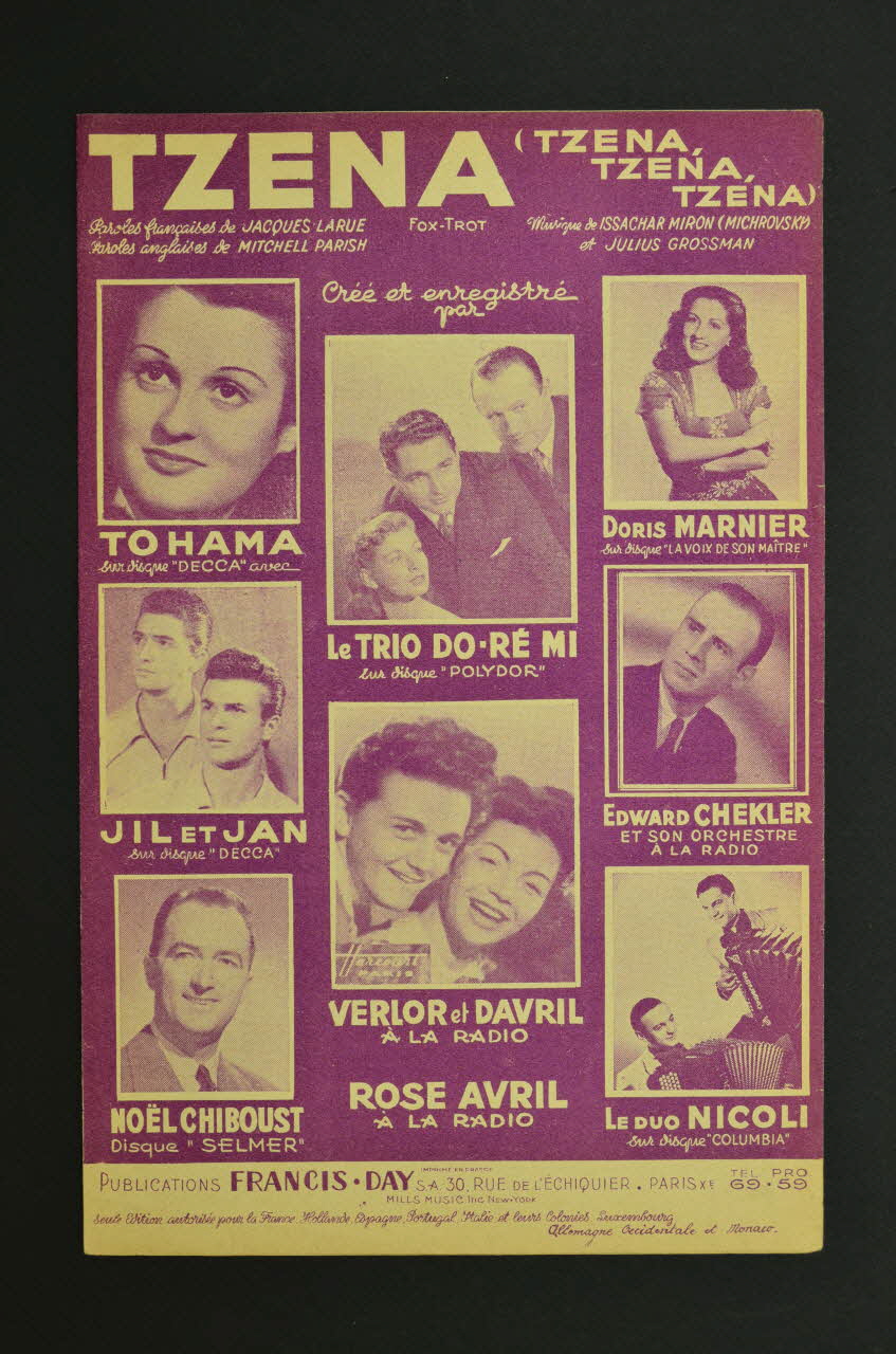 chanson petit format 1969.88.806 Photo Mucem