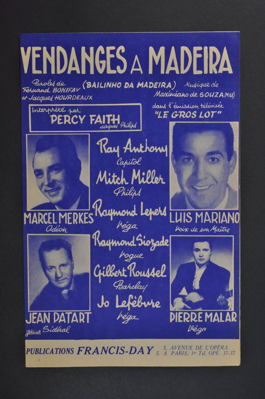 chanson petit format 1969.88.808 Photo Mucem