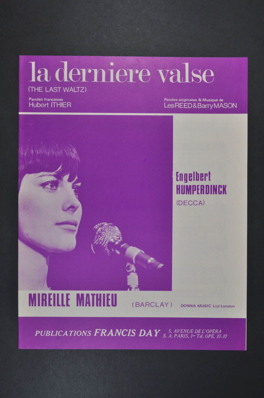 chanson petit format 1969.88.822 Photo Mucem
