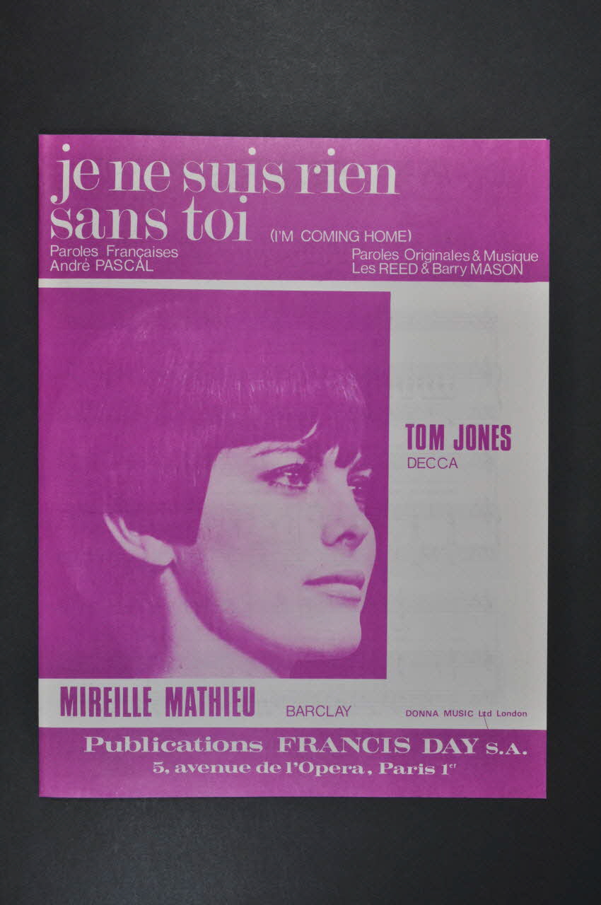 chanson petit format 1969.88.829 Photo Mucem