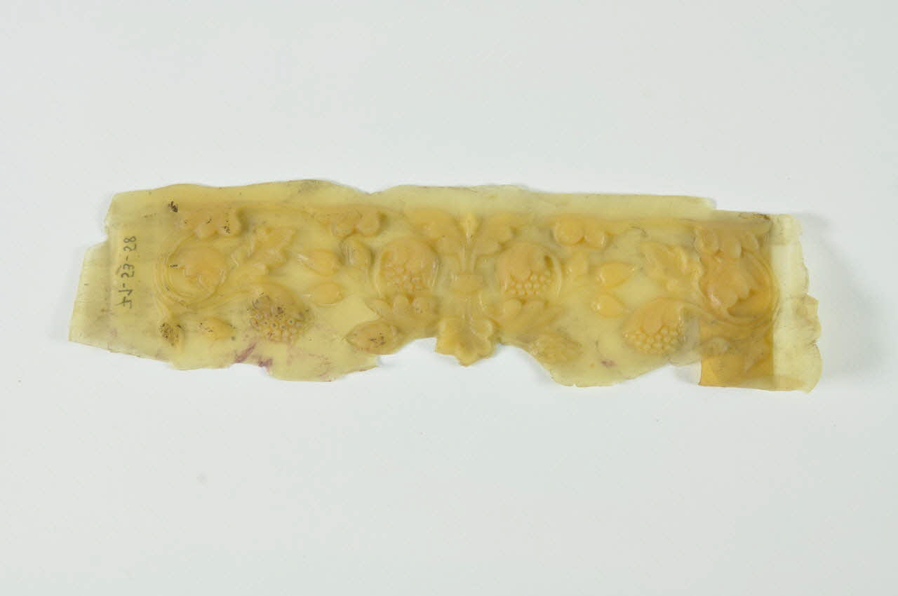 Fonderie Bollée PLAQUE DE CIRE Centre, France 1971 1971.53.58 Photo Mucem