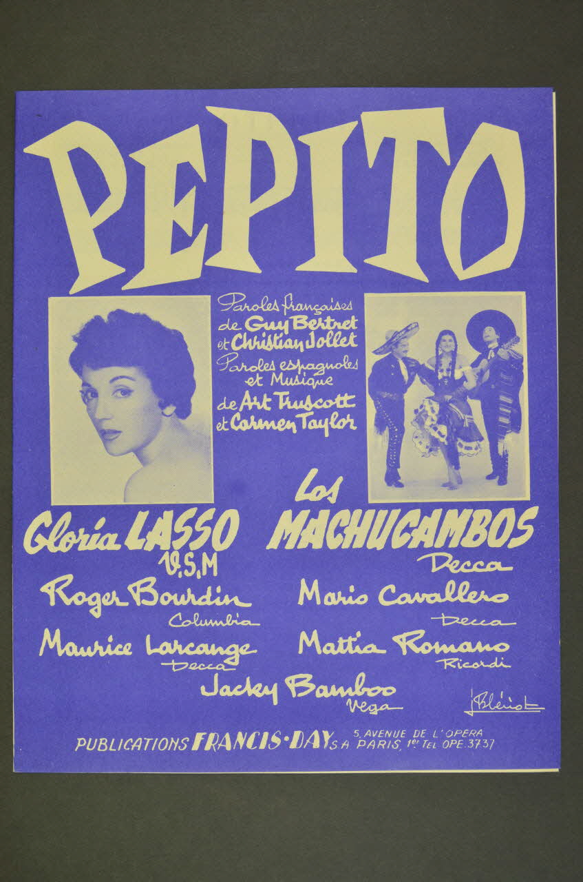 partition de musique petit format 1969.88.833 Photo Mucem