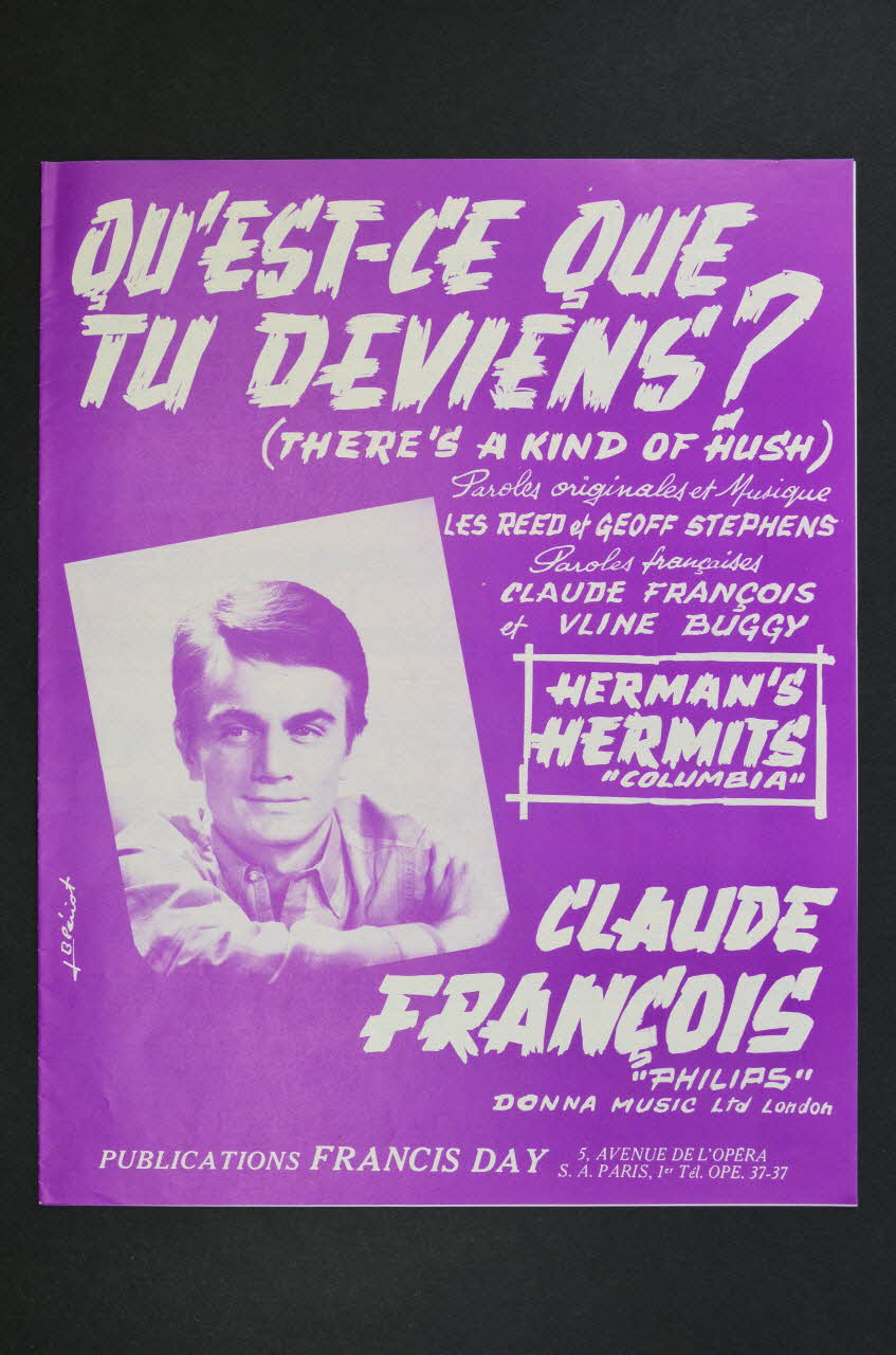 chanson petit format 1969.88.838 Photo Mucem