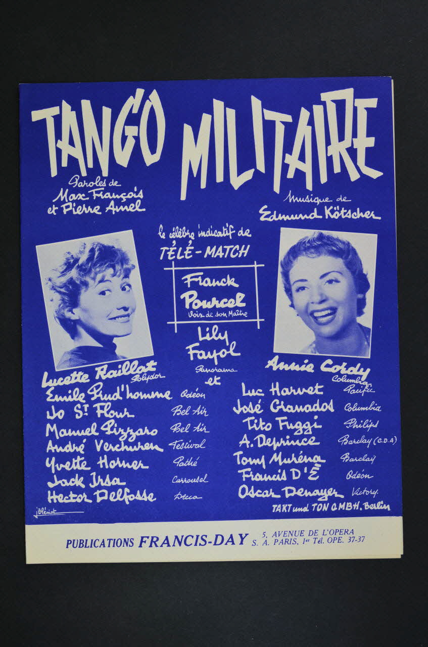 chanson petit format 1969.88.840 Photo Mucem